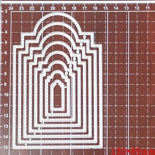 Layer Laber Tags Frame Metal Cutting Dies Craft Die Mould Stencils For DIY Scrapbooking Embossing Card Making Dies Cuts Template