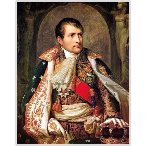 Napoleon Bonaparte And Crown 5D DIY Diamond Painting Full Square/Round Diamond Embroidery Sale Rhinestones Picture Home Decor