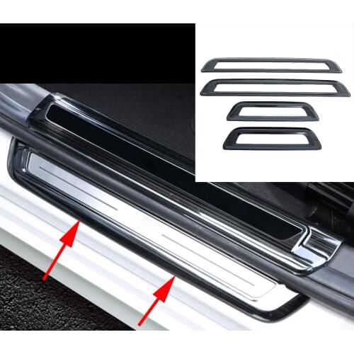 Exterior Side Door Sill Decoration Frame Cover Trim Car Accessories Fit For BMW 3 Series G20 2019 2020