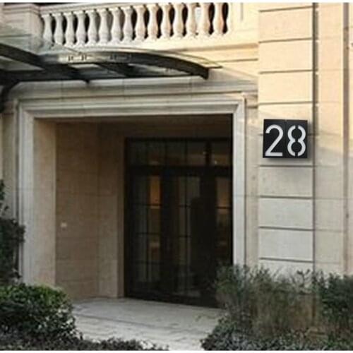 Solar House Number Lightssolar Wall Lights Outdoor Lights Rainproof Garden Lights