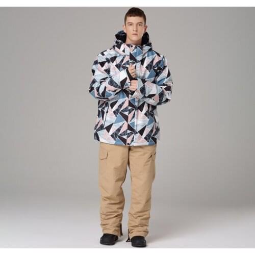 New Winter Ski Suit for Men Warm Windproof Waterproof Skiing Suits Snowboarding Set Male Outdoor Ski jacket + Pants