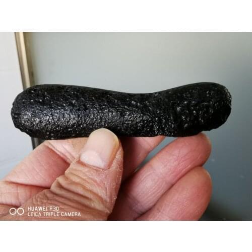 3.15" Natural Black Meteorites & Tektites Jewelry Specimens