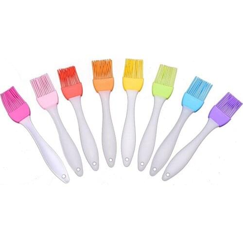 Baking Barbecue Brush Home DIY Silicone Tools Eco-friendly Bread Oil Cream Cooking Brush Silica Gel Brush Kitchen Tools