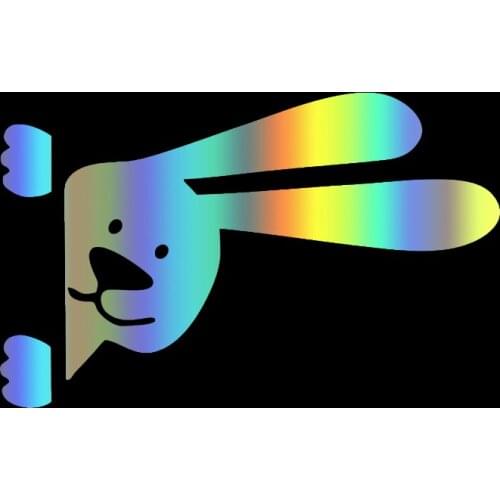 S51720 Various Sizes/Colors Car Stickers Vinyl Decal Bunny Motorcycle Decorative Accessories