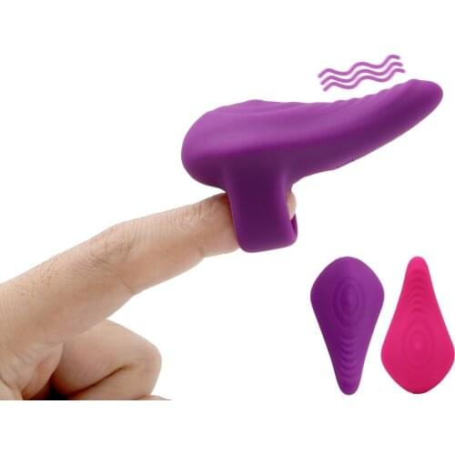 OLO Silicone Finger Vibrator Female Masturbator Vagina Clitoris Stimulator Vibrator Sex Toys for Couple Adults Toys