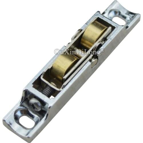 Brand New 2PCS 88 Type Plastic Steel Sliding Door and Window Rollers Sash Slot Adjustable Pulleys Dual Copper Wheels Runners