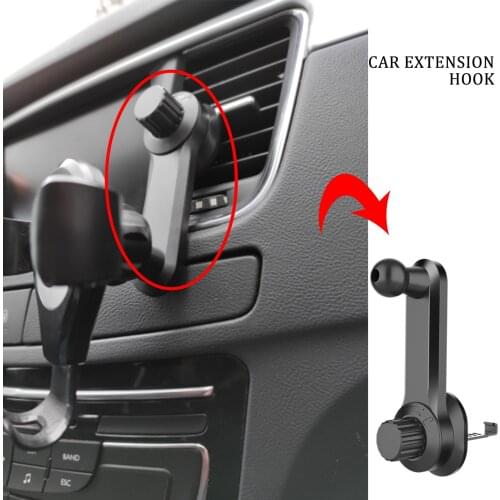 Universal 17mm Ball Head Car Air Vent Mount Clip Adapter Phone Holder for Car Charger Magnetic Support Car Gravity Bracket Stand