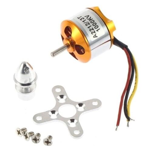 1pcs A2212 Brushless Motor 930KV 1000KV 1400KV 2200KV 2700KV For RC Aircraft Plane Multi-copter Brushless Outrunner Moto