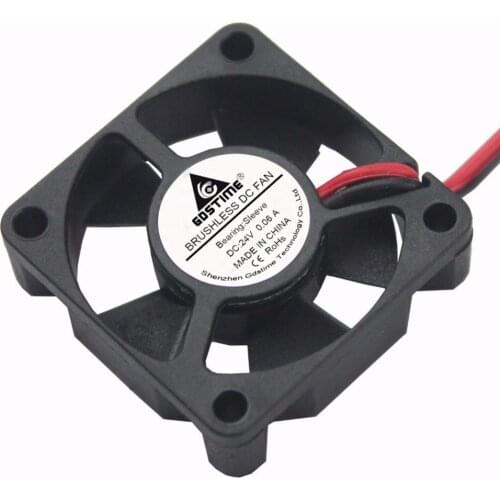 100pcs Gdstime 35mm 35x35x10mm 3510 24V High Quality DC Brushless Cooling Fan 3.5cm