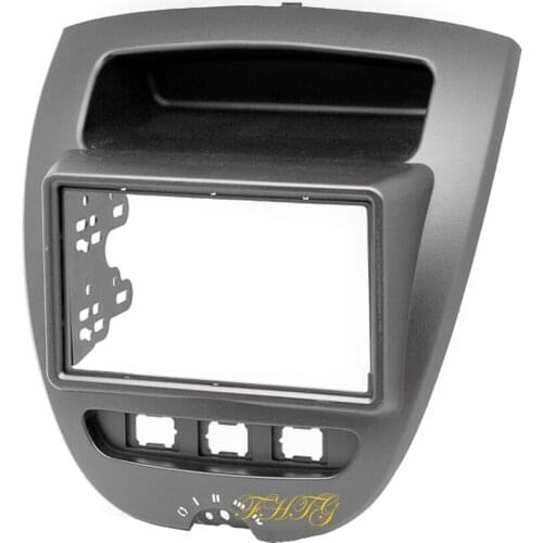 Car Radio Fascia is suitable forToyota Aygo/ Citroen C1/ Peugeot 107, Double Din Car Audio Frame