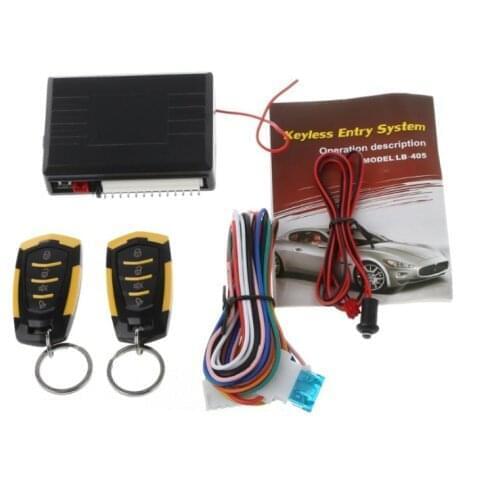 100sets 12V Car Auto Alarm Remote Central Door Locking Vehicle Keyless Entry System Kit
