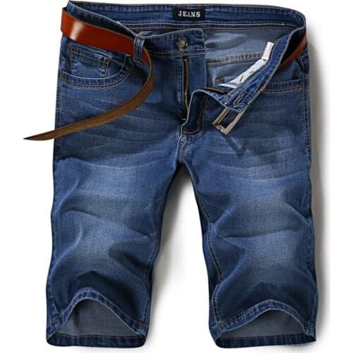 Plus Size 44 46 Knee Length Pantalones Cortos Hombre 2021 New Cargo Pants Mens Jean Shorts