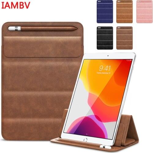 TTri-fold inner bag with pen slot For iPad Pro 11 9.7 10.2 10.5 7.9 inch ,Case for iPad Air 2 Air 1 Mini 3 4 5 Air 3 10.5 Air 4