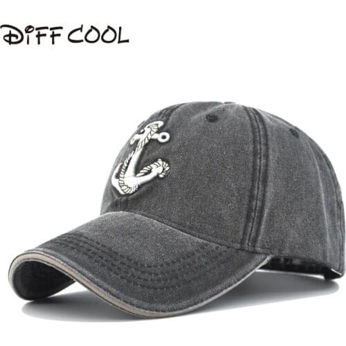[DIFF COOL]Baseball cap 3d embroidery casual outdoor sports cap brand washed soft cotton hat for women and men retro dad hats