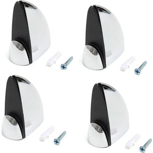 Best Sale 4 X Polished Chrome Glass Shelf Support Clamp Brackets Bathroom For Shelves 38*40mm