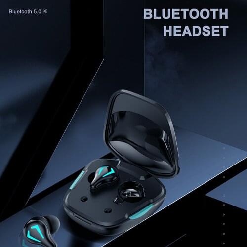 Kebidu Gaming/Music in-ear Headsets Low Latency TWS Bluetooth Headphone Sports Wireless Earphone Noise Cancelling Earbuds Gamer