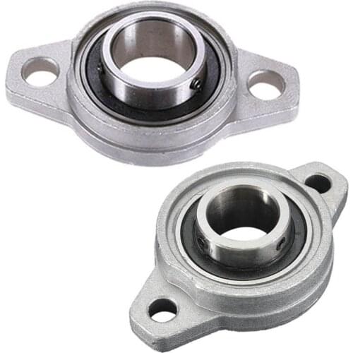 KFL000 Bore Inner 10mm Flange Ball Mounted Pillow Block Bearings
