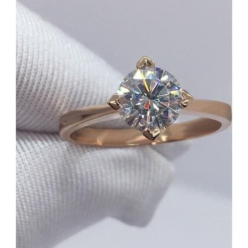 New Fashion Rings Classic 4-Claw Inlay Eight Hearts Eight Arrows Dazzling Zircon Luxury Wedding Jewelry For Women Christmas Gift