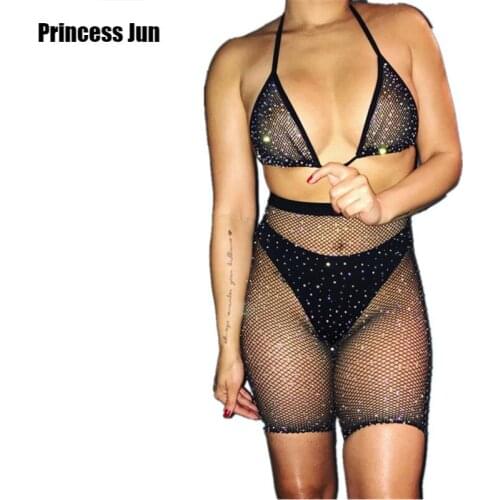 Women Lingerie Set Erotic Strip Club Hot Diamond Bikini Exotic Lingerie Two-piece Suit Cosplay Lingerie Sexy Red sissy Outfits