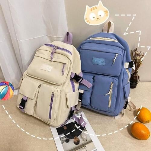 Korean student Harajuku new large-capacity schoolbag female wild Mori backpack backpack