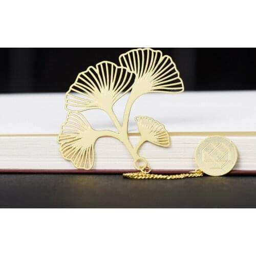 Creative Metal Mini Cute Bookmark Lettering Exquisite Literature and Art Bookmarks for Teachers and Students Business Gifts