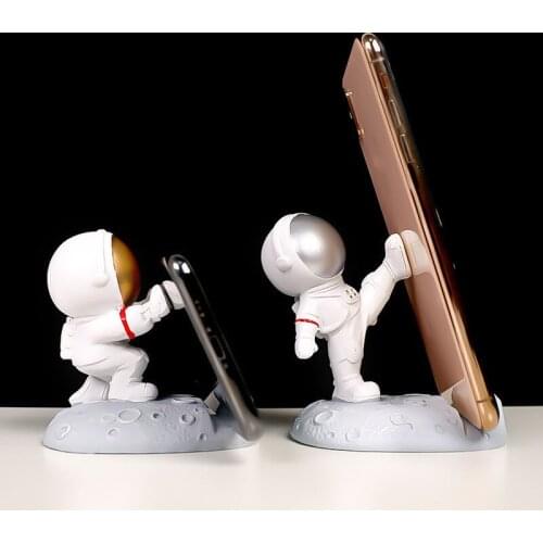 Creative cute Mobile phone holder resin crafts office home living room bedroom bedside student dormitory mobile phone holder