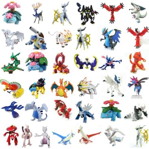 Pokemon Doll Collections Action Figure Toy Mega Charizard Mega Absol Wartortle Kyogre Arceus Zekrom Reshiram Genesect Aggron