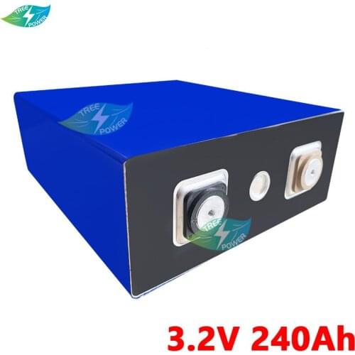 3.2V 240Ah square lifepo4 battery DIY 12V 240AH rechargeable prismatic battery pack for electric scooter RV solar storage system