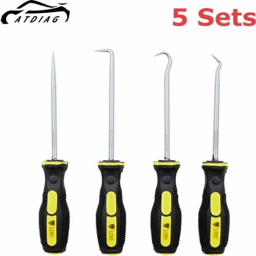 2021 Hot 5 sets Car Automotive Extra Long Hook And Pick Set O-Ring Seal Remover Craft Hobby Tool