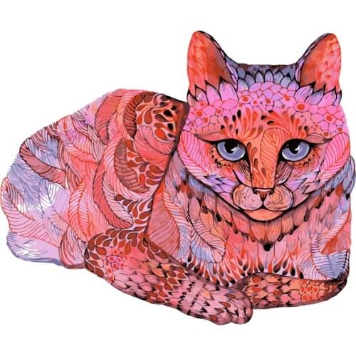 MaHuaf-i144 lovely colorful cat animal Coloring by Numbers Digital Oil Painting Hand-painted Painting for Children Room Decor