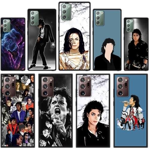 M-Michael J-Jackson Fashion Phone Case For Samsung Galaxy Note 10 Lite 20 Ultra 10 Plus Silicone Black Cover For Samsung M31