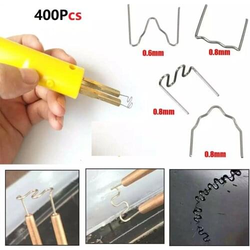 New 400pcs Thermal Thermo Staples Repair Kit For Hot Stapler Bumper Auto For Fender Welders