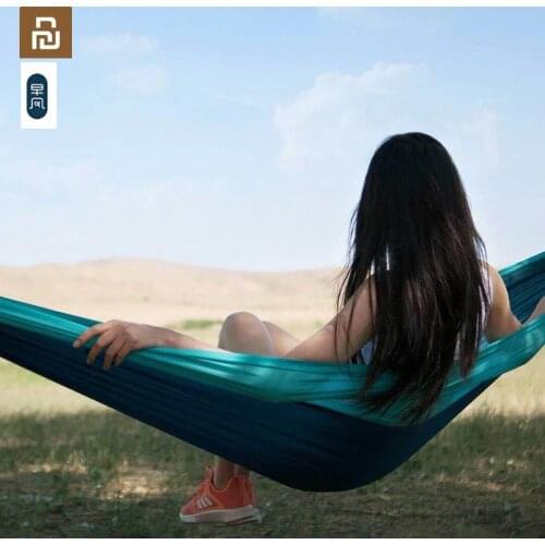 Youpin zaofeng Hammock Swing Bed 1-2Person Parachute Hammocks Max Load 300KG for Outdoor Camping Swings Parachute cloth
