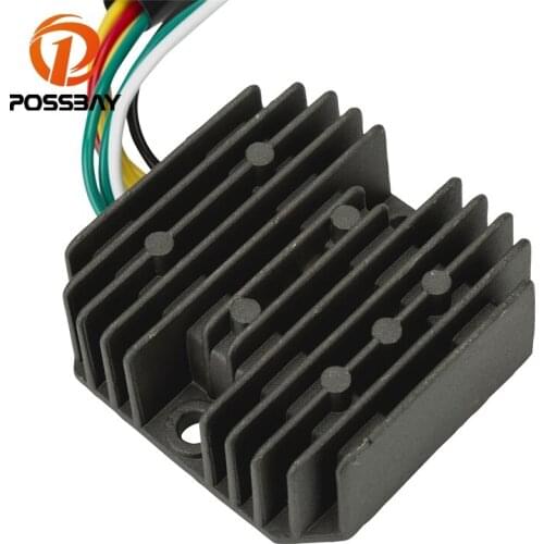 POSSBAY Motorcycle Voltage 12V Regulator Rectifier fit for Honda NX4 Falcon 1999-2008 Racing Bike Aluminum Scooter Rectifier