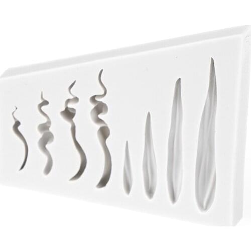 Hair Shaped Silicone Fondant Cake Mold Chocolate Fudge Utensils Baking Mold