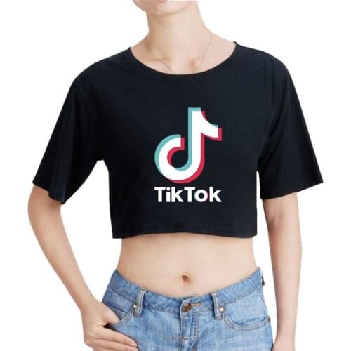 Женские хлопковые футболки Tik Tok China At AliExpress
