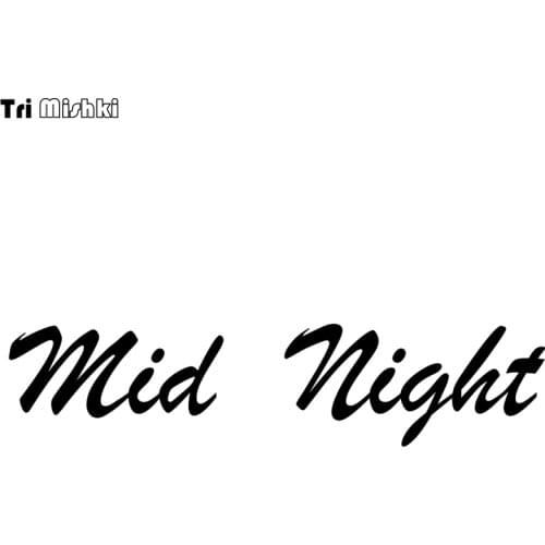 Tri Mishki HZX862# mid night racing club car sticker funny Vinyl Decals Motorcycle Accessories Stickers