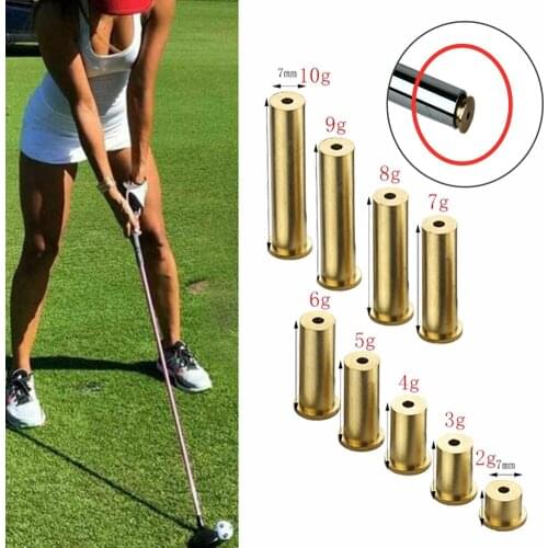1/3pcs Golf Club Brass Shaft Tip Swing Weights For Steel Iron Shafts Steel Wood Shafts For Steel Iron Shafts & Steel Wood Shafts