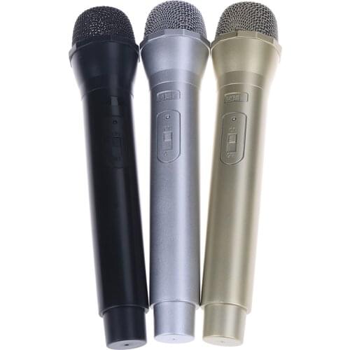 1Pc Simulation Mic Model Shell Performance Props Children Toys Microphone Model Dummy Microphone Educational Toys