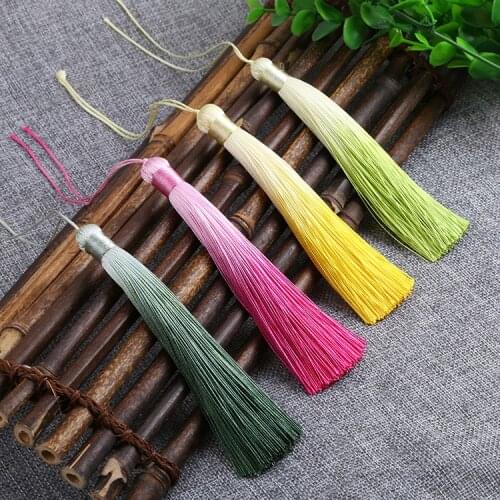 15PCs Tassel Pendants Polyester Trim Mixed Craft Applique Jewelry Making DIY
