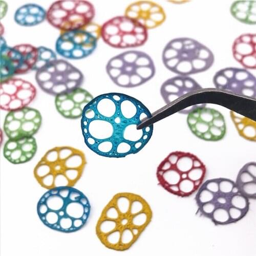 20pcs,Natural Pressed Mini Lotus Root slice,Real flower for DIY Wedding invitation Bookmark Gift Card,Creative phone shell decor