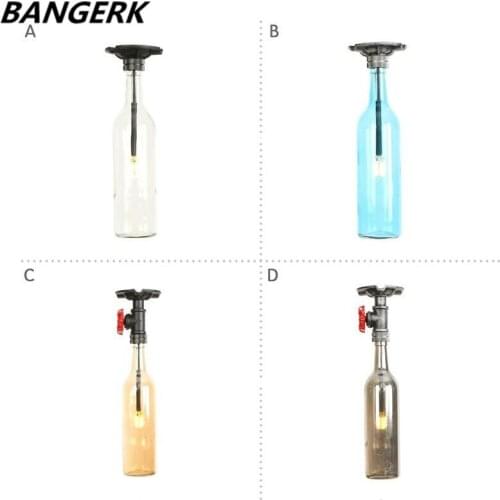 American Industrial Vintage Ceiling Lights Iron Water pipe Glass Ceiling Lamp LED Antique Light Fixtures Home Deco Lighting