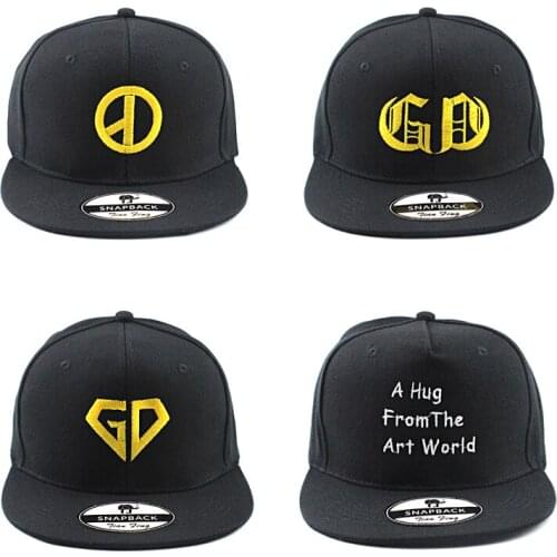 2020 new cotton black baseball cap men and women letters embroidered hat outdoor sun hat GD same paragraph adjusted hip hop cap