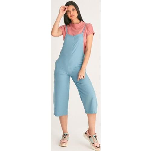 Sleeveless Rope Strap Womens Jumpsuits Playsuits Solid Colorful Casual Wear Daily Clothes New Season 2021 Size S-XXL