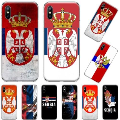 Serbia Flag pattern Phone Case For iphone 12 5 5s 5c se 6 6s 7 8 plus x xs xr 11 pro max mini high quality etui