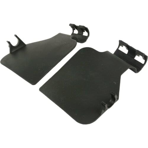 Motorcycle Left & Right Side Air Deflectors Lwoered Lower Fairing Cover Shield for Harley Road Glide FLTR 1998-2013 (Black)