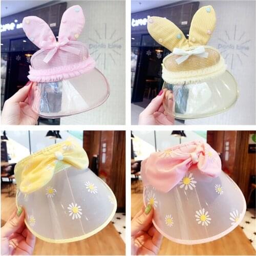 Childrens Cartoon Floral Sun Hats For 4 Years To 12 Years Old Kids Beach UV Protection Outdoor Essential Sun Caps Peaked Caps