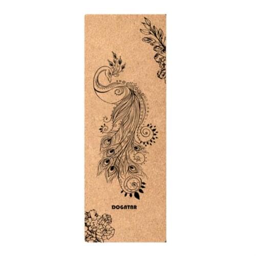 DOGNTNR 183X61cm Natural Cork TPE Yoga Mat For Fitness 4mm Sport Mats Pilates Exercise Non-slip Yoga mat 5MM 6MM