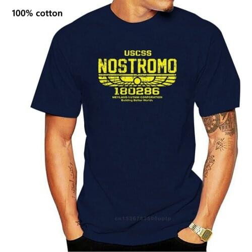 USCSS Alien Nostromo Vintage Logo T Shirt & Stickers