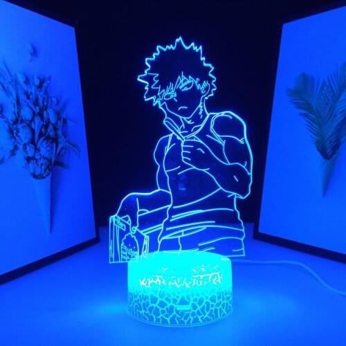 Katsuki Bakugo Anime My Hero Academia 3D Night Light Bakugo for Bedroom Decor Birthday Gift Manga Gadget LED Table Lamp Dropship